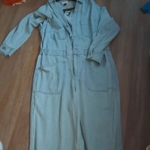 Universal Threads Denim Jumpsuit One Piece New Nwt 17 16 18